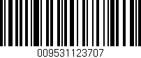 Código de barras (EAN, GTIN, SKU, ISBN): '009531123707'