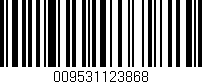 Código de barras (EAN, GTIN, SKU, ISBN): '009531123868'