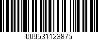 Código de barras (EAN, GTIN, SKU, ISBN): '009531123875'