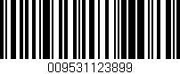 Código de barras (EAN, GTIN, SKU, ISBN): '009531123899'