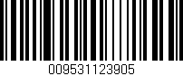 Código de barras (EAN, GTIN, SKU, ISBN): '009531123905'