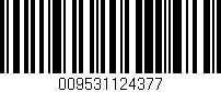 Código de barras (EAN, GTIN, SKU, ISBN): '009531124377'