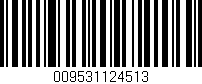 Código de barras (EAN, GTIN, SKU, ISBN): '009531124513'