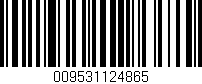 Código de barras (EAN, GTIN, SKU, ISBN): '009531124865'