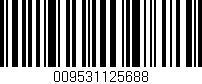 Código de barras (EAN, GTIN, SKU, ISBN): '009531125688'