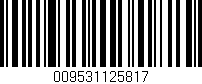 Código de barras (EAN, GTIN, SKU, ISBN): '009531125817'