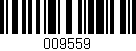 Código de barras (EAN, GTIN, SKU, ISBN): '009559'
