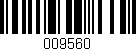 Código de barras (EAN, GTIN, SKU, ISBN): '009560'