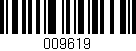 Código de barras (EAN, GTIN, SKU, ISBN): '009619'