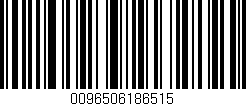 Código de barras (EAN, GTIN, SKU, ISBN): '0096506186515'