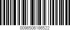 Código de barras (EAN, GTIN, SKU, ISBN): '0096506186522'