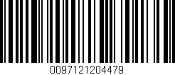 Código de barras (EAN, GTIN, SKU, ISBN): '0097121204479'