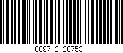Código de barras (EAN, GTIN, SKU, ISBN): '0097121207531'