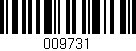 Código de barras (EAN, GTIN, SKU, ISBN): '009731'