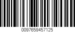 Código de barras (EAN, GTIN, SKU, ISBN): '0097659457125'