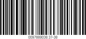 Código de barras (EAN, GTIN, SKU, ISBN): '0097889038.37-38'