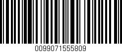 Código de barras (EAN, GTIN, SKU, ISBN): '0099071555809'