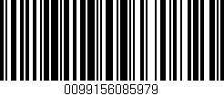Código de barras (EAN, GTIN, SKU, ISBN): '0099156085979'