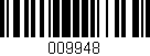 Código de barras (EAN, GTIN, SKU, ISBN): '009948'