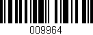 Código de barras (EAN, GTIN, SKU, ISBN): '009964'