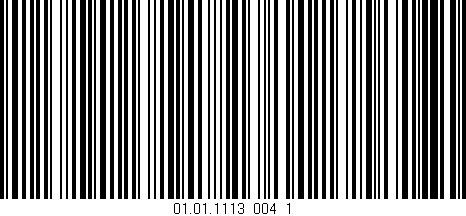 Código de barras (EAN, GTIN, SKU, ISBN): '01.01.1113_004_1'