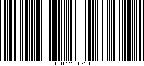 Código de barras (EAN, GTIN, SKU, ISBN): '01.01.1118_064_1'