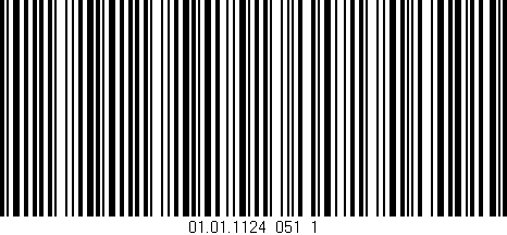 Código de barras (EAN, GTIN, SKU, ISBN): '01.01.1124_051_1'