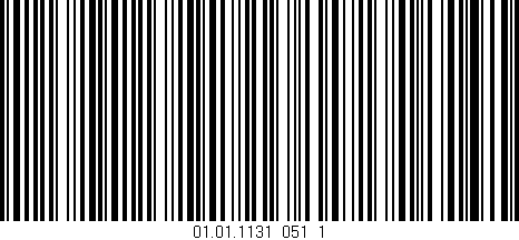 Código de barras (EAN, GTIN, SKU, ISBN): '01.01.1131_051_1'