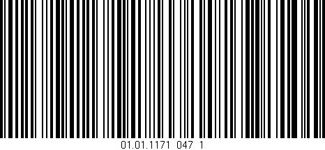 Código de barras (EAN, GTIN, SKU, ISBN): '01.01.1171_047_1'