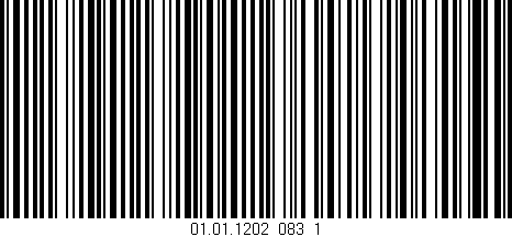 Código de barras (EAN, GTIN, SKU, ISBN): '01.01.1202_083_1'