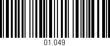 Código de barras (EAN, GTIN, SKU, ISBN): '01.049'