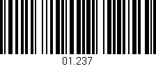 Código de barras (EAN, GTIN, SKU, ISBN): '01.237'