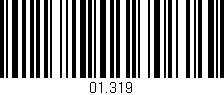 Código de barras (EAN, GTIN, SKU, ISBN): '01.319'