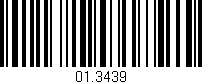 Código de barras (EAN, GTIN, SKU, ISBN): '01.3439'