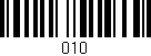 Código de barras (EAN, GTIN, SKU, ISBN): '010'