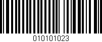 Código de barras (EAN, GTIN, SKU, ISBN): '010101023'