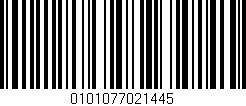Código de barras (EAN, GTIN, SKU, ISBN): '0101077021445'