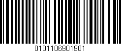 Código de barras (EAN, GTIN, SKU, ISBN): '0101106901901'
