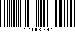 Código de barras (EAN, GTIN, SKU, ISBN): '0101108605601'