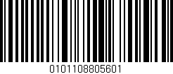 Código de barras (EAN, GTIN, SKU, ISBN): '0101108805601'
