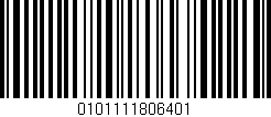 Código de barras (EAN, GTIN, SKU, ISBN): '0101111806401'