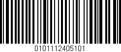 Código de barras (EAN, GTIN, SKU, ISBN): '0101112405101'