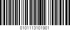 Código de barras (EAN, GTIN, SKU, ISBN): '0101113101901'