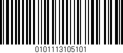 Código de barras (EAN, GTIN, SKU, ISBN): '0101113105101'