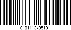 Código de barras (EAN, GTIN, SKU, ISBN): '0101113405101'