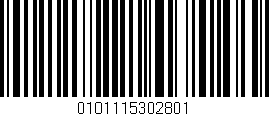 Código de barras (EAN, GTIN, SKU, ISBN): '0101115302801'
