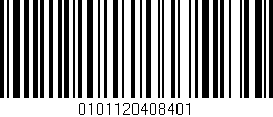 Código de barras (EAN, GTIN, SKU, ISBN): '0101120408401'