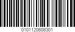Código de barras (EAN, GTIN, SKU, ISBN): '0101120608301'