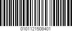 Código de barras (EAN, GTIN, SKU, ISBN): '0101121508401'