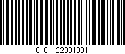 Código de barras (EAN, GTIN, SKU, ISBN): '0101122801001'